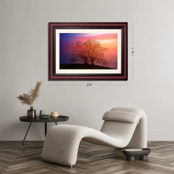 Pink_Sunset_Wall_Art_Tree_Silhouette_Landscape_Photo_Frame_Without_Glass