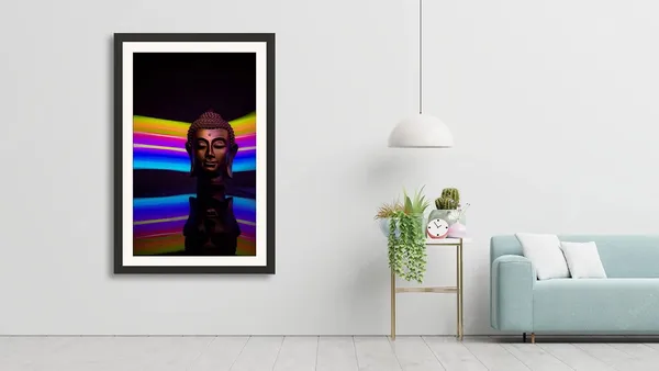 Buddha_Photography_Print_With_Mount_Frame_Without_Glass