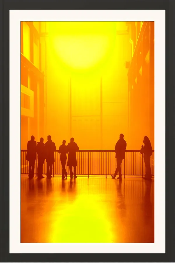Sunseting_Illustrated_Photography_Print_With_Frame