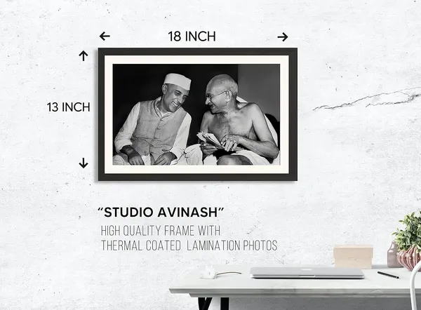 Chacha_Nehru_Ki_Photo_Frame_Without_Glass_–_Nehru_&_Gandhi_Candid_Wall_Art