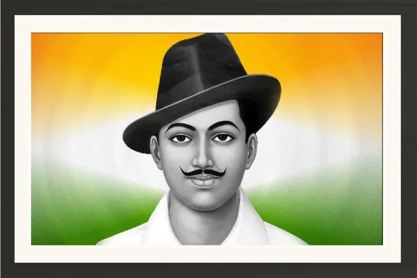 Bhagat_Singh_Poster_Photo_Frame_Without_Glass_–_Tricolor_Background_Wall_Art_for_Independence_Day
