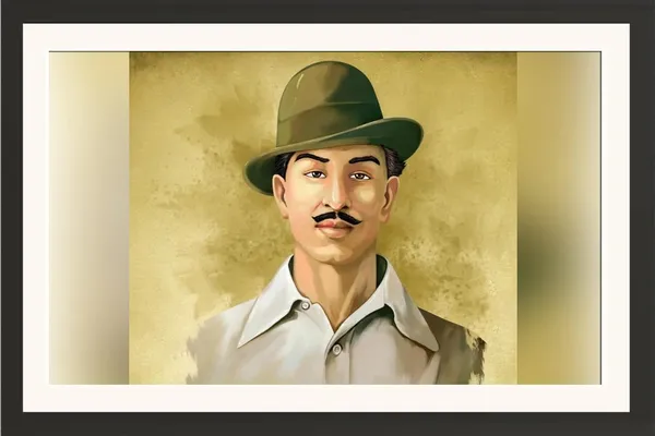 Bhagat_Singh_Classic_Hat_Portrait_Without_Glass_|_Timeless_Patriot_Tribute_Frame