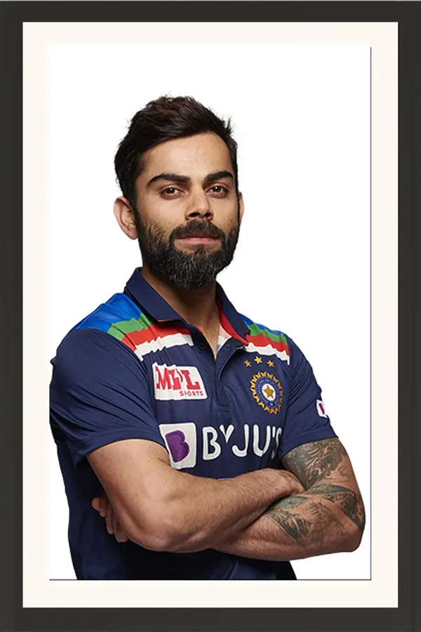 Virat_Kohli_Photo_Frame_Without_Glass_–_Arms_Crossed_Portrait,_Cricket_Icon_Wall_Art