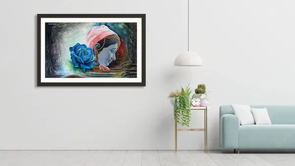 Bani_Thani_Wall_Painting_Framed_Art_Print_Without_Glass