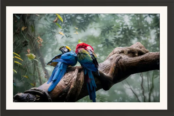 Parrot_Framed_Bird_Photo_Print_Without_Glass