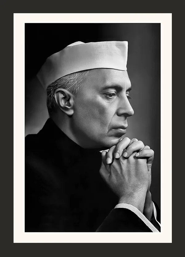 Jawaharlal_Nehru_Photo_Frame_Without_Glass_–_Thoughtful_Portrait_Wall_Art_for_Study