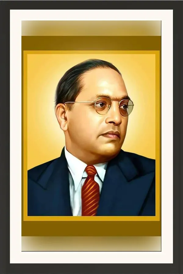 Bhim_Rao_Ambedkar_Photo_Golden_Frame_Design_Without_Glass