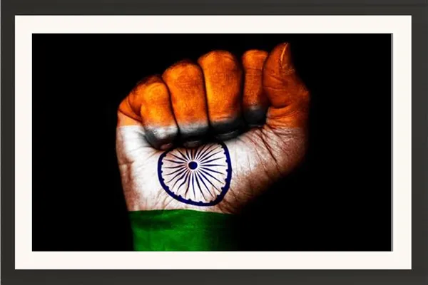 Tricolor_Fist_of_Indian_Flag_Freedom_Wall_Art_Without_Glass_|_Bold_Patriotic_Statement_Frame