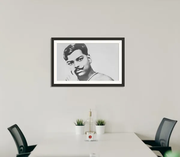Chandra_Shekhar_Azad_Classic_Photograph_Without_Glass_|_Revolutionary_Icon_Frame