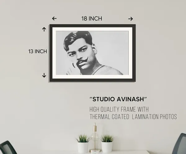 Chandra_Shekhar_Azad_Classic_Photograph_Without_Glass_|_Revolutionary_Icon_Frame
