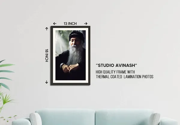 Osho_Rajneesh_Photo_Arms_Crossed_Frame_Without_Glass