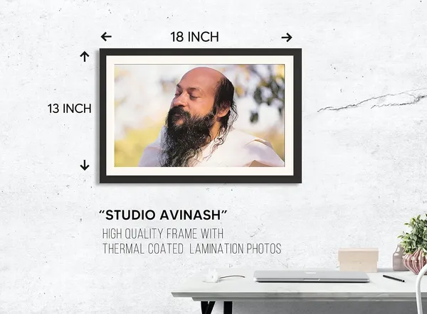 Acharya_Rajneesh_Meditative_Pose_Wall_Frame_Without_Glass