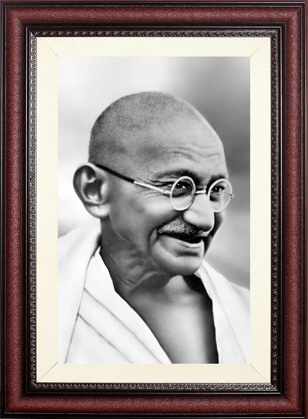Mahatma_Gandhiji_Poster_Photo_Frame_Without_Glass_–_Classic_Portrait_Wall_Hanging_for_Living_Room