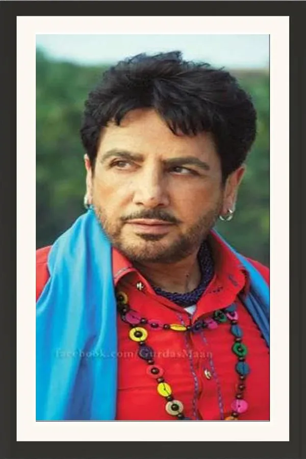 Gurdas_Maan_Photo_Frame_Without_Glass_–_Blue_Shawl_Casual_Portrait_Wall_Art