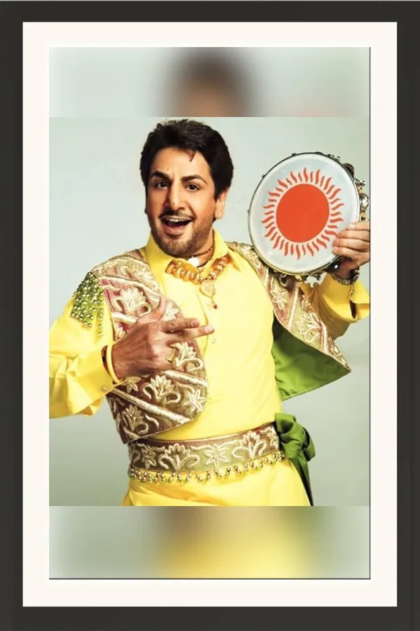 Gurdas_Maan_Photo_Frame_Without_Glass_–_Yellow_Kurta_Performance_Wall_Art