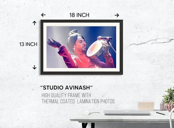 Gurdas_Maan_Photo_Frame_Without_Glass_–_Live_Performance_Wall_Art,_Punjabi_Folk_Icon