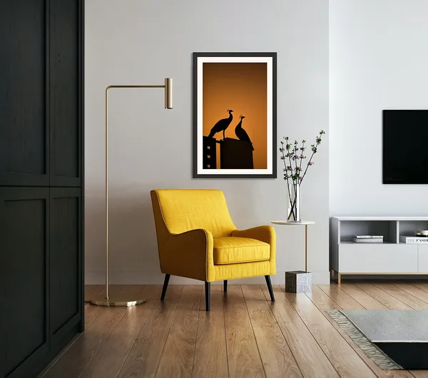 Twin_Peacocks_Sunset_Silhouette_Vastu_Art_Without_Glass_|_Lucky_Pair_Frame_for_Love_&_Prosperity