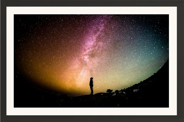 Milky_Way_Landscape_Wall_Art_Silhouette_Figure_Photo_Frame_Without_Glass
