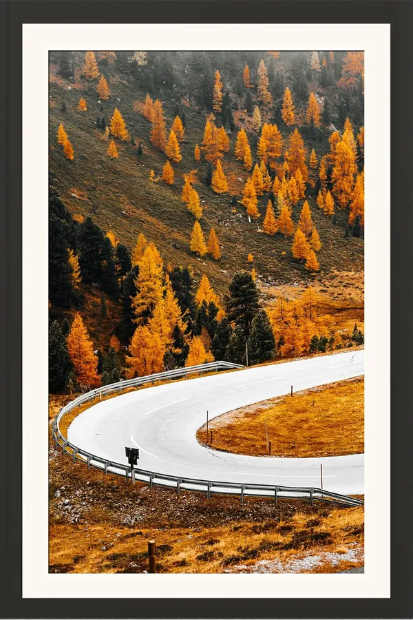 Mountain_Road_Landscape_Wall_Art_Golden_Autumn_Photo_Frame_Without_Glass