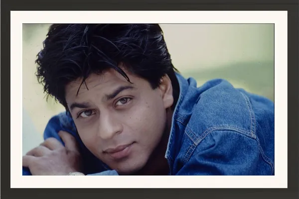 Shahrukh_Khan_Photo_Frame_Without_Glass_–_Casual_Denim_Close-Up_Wall_Art