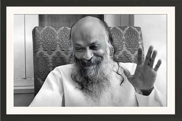 Osho_Rajneesh_Black_and_White_Photo_Frame_Without_Glass_–_Meditation_Room_Décor