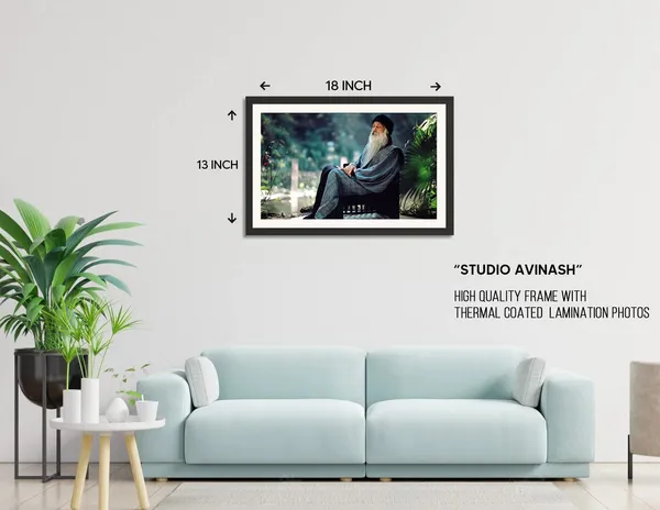 Acharya_Rajneesh_Meditative_State_Wall_Frame_Without_Glass_|_Prayer_Room_Wall_Art