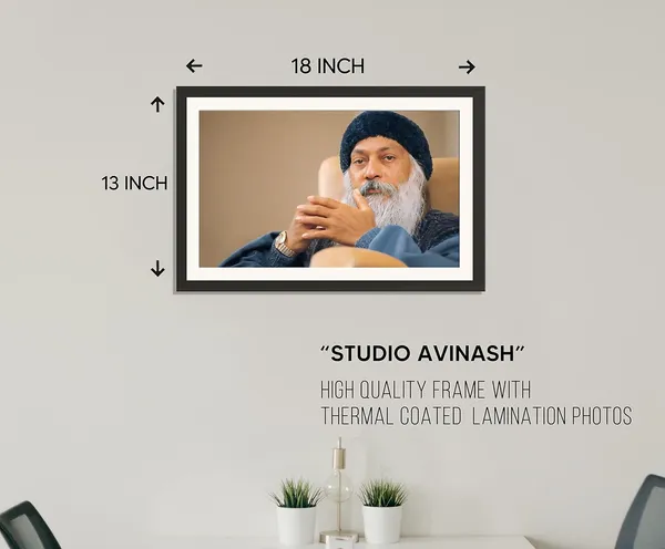 Rajneesh_Osho_Photo_Folded_Hands_Frame_Without_Glass