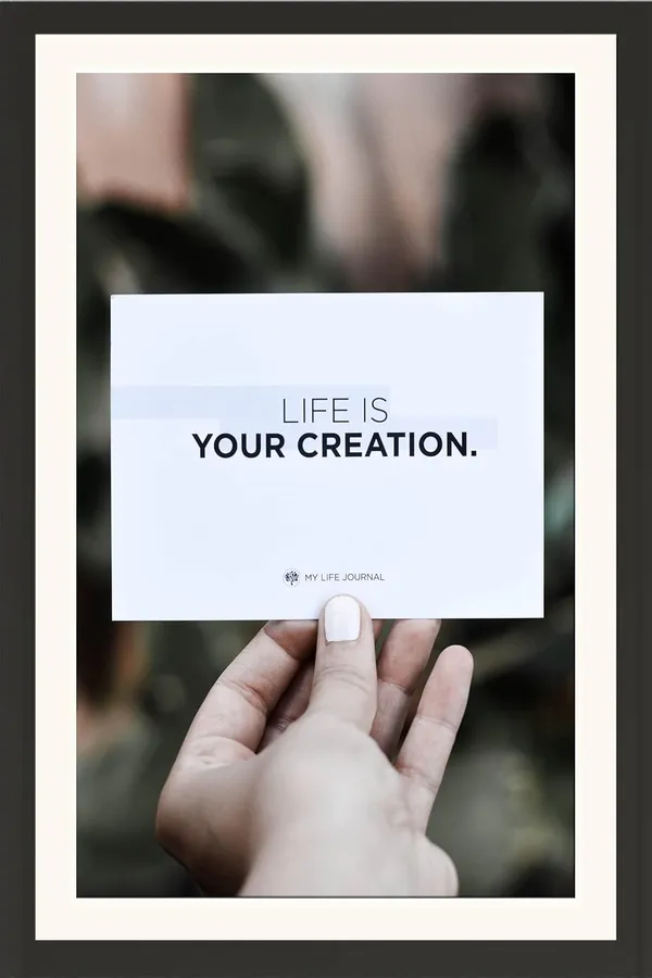Life_Is_Your_Creation_Positive_Quotes_Photo_Frame_Without_Glass