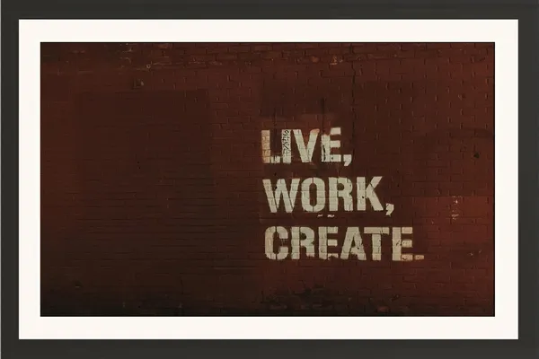 Live_Work_Create_Inspirational_Quotes_Wall_Art_Frame_Without_Glass