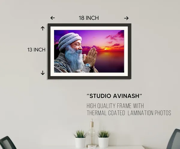 Rajneesh_Osho_Bhagwan_Photo_Sunset_Prayer_Frame_Without_Glass
