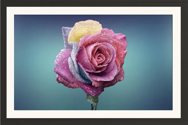 Rose_Flower_Wall_Hanging_Frame_Without_Glass