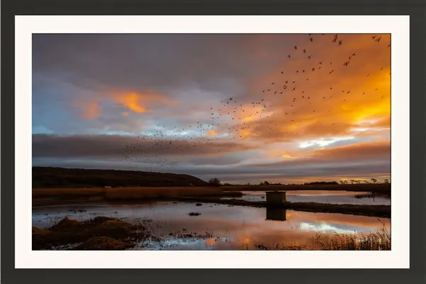 Sunset_Landscape_Art_Wall_Hanging_Framed_Photo_Without_Glass