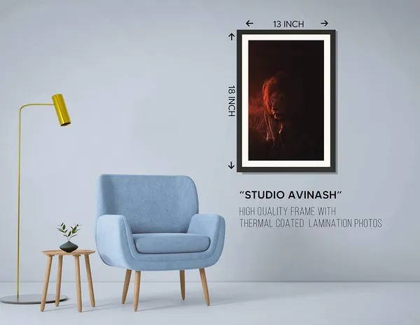 Lion_Silhouette_Portrait_Dark_Red_Wall_Art_|_Moody_Wildlife_Photo_Frame_Without_Glass