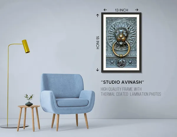 Lion_Photo_Frame_Without_Glass_–_Ornate_Lion_Door_Knocker_Wall_Art_