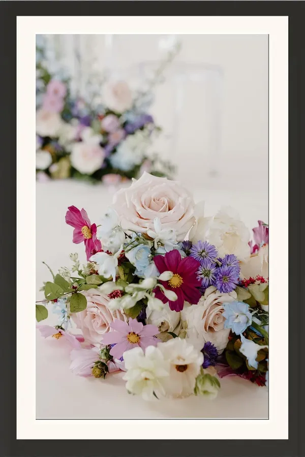 White_Musk_Rose_Flower_Wall_Hanging_Framed_Photo_Without_Glass