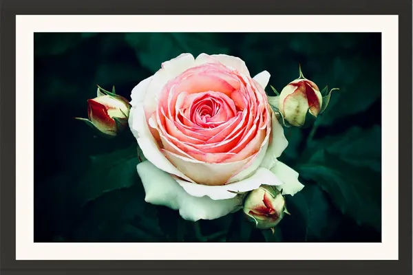 Musk_Rose_Flower_Wall_Hanging_Framed_Photo_Without_Glass