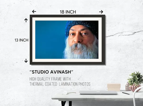 Acharya_Rajneesh_Osho_Blue_Backdrop_Close_Portrait_Photo_Frame_Without_Glass_|_Calm_in_a_Single_Color