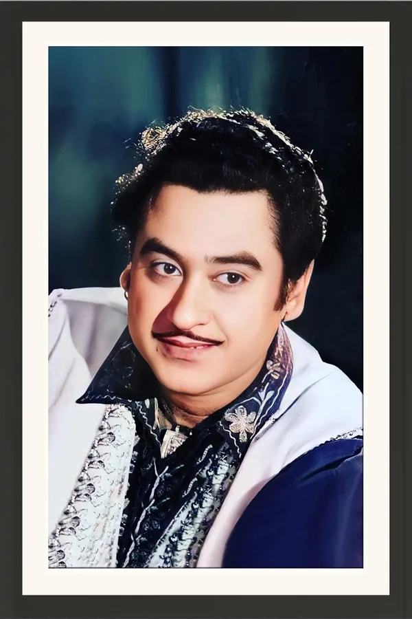 Kishore_Kumar_Poster_Photo_Frame_Without_Glass_–_Classic_Smiling_Portrait_Wall_Hanging