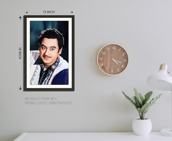 Kishore_Kumar_Poster_Photo_Frame_Without_Glass_–_Classic_Smiling_Portrait_Wall_Hanging