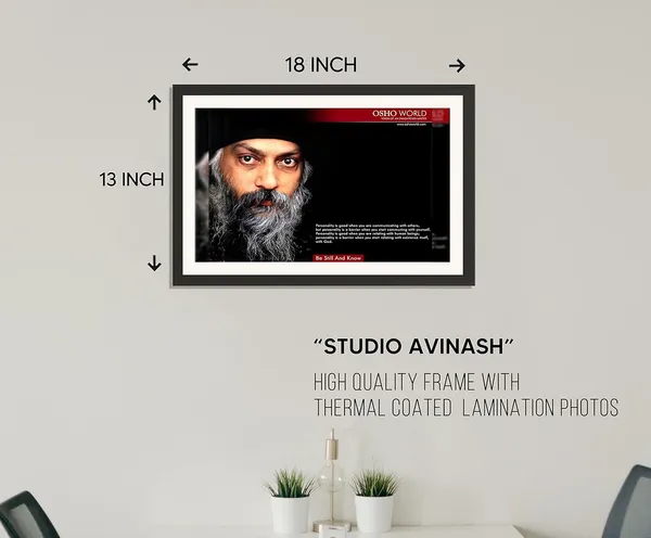 Osho_Photo_Frame_Big_Size_Reflective_Quote_Poster_Frame_Without_Glass_|_Words_on_Presence_and_Self