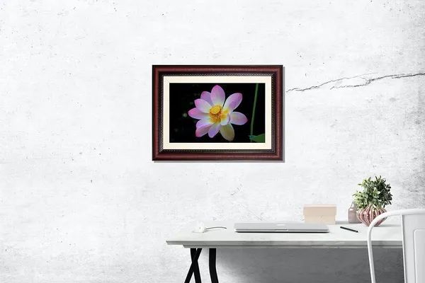 Laxmi_Lotus_Flower_Photo_Frame_Without_Glass