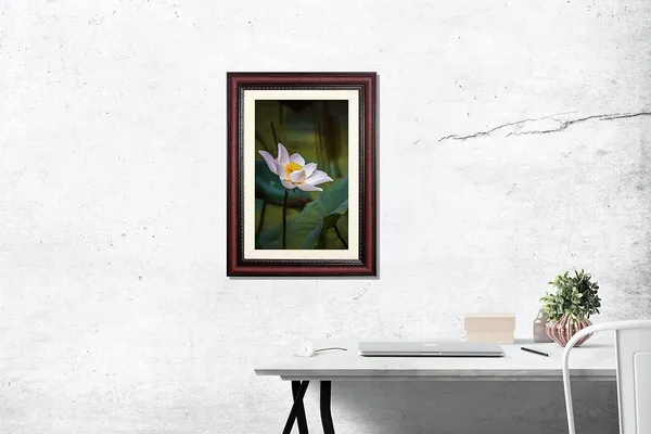 Laxmi_Lotus_Flower_Photo_Frame_Without_Glass
