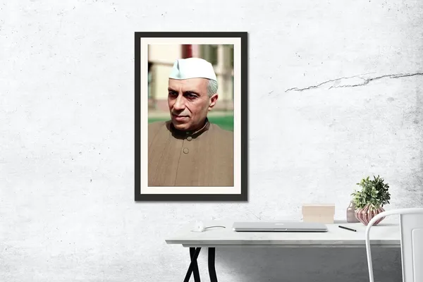 Chacha_Nehru_Photo_Frame_Without_Glass_–_Classic_Colour_Standing_Portrait_Wall_Art