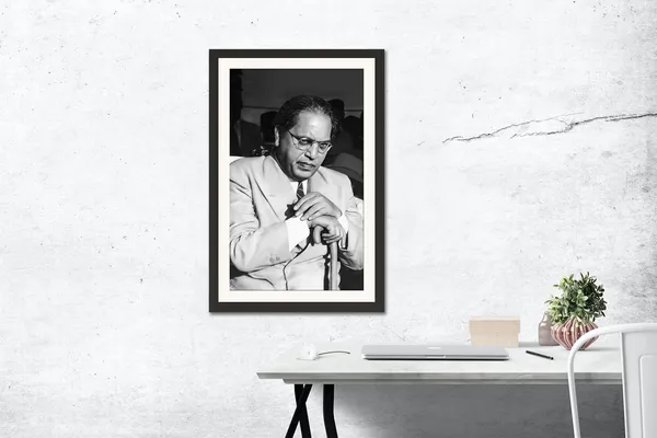 Bhim_Rao_Ambedkar_Photo_Seated_Portrait_Frame_Without_Glass