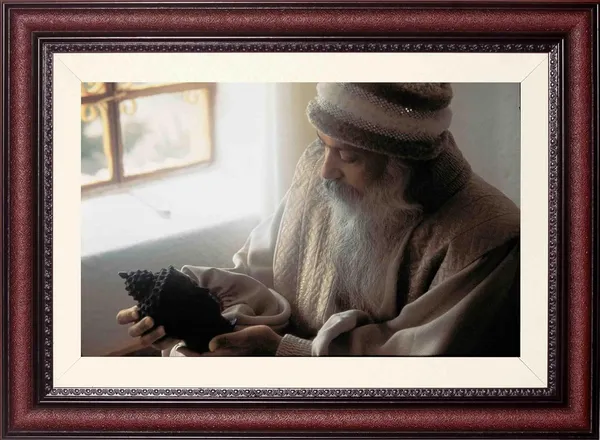 Acharya_Rajneesh_Osho_Reading_Indoors_Photo_Frame_Without_Glass_|_A_Quiet_Study_by_the_Window