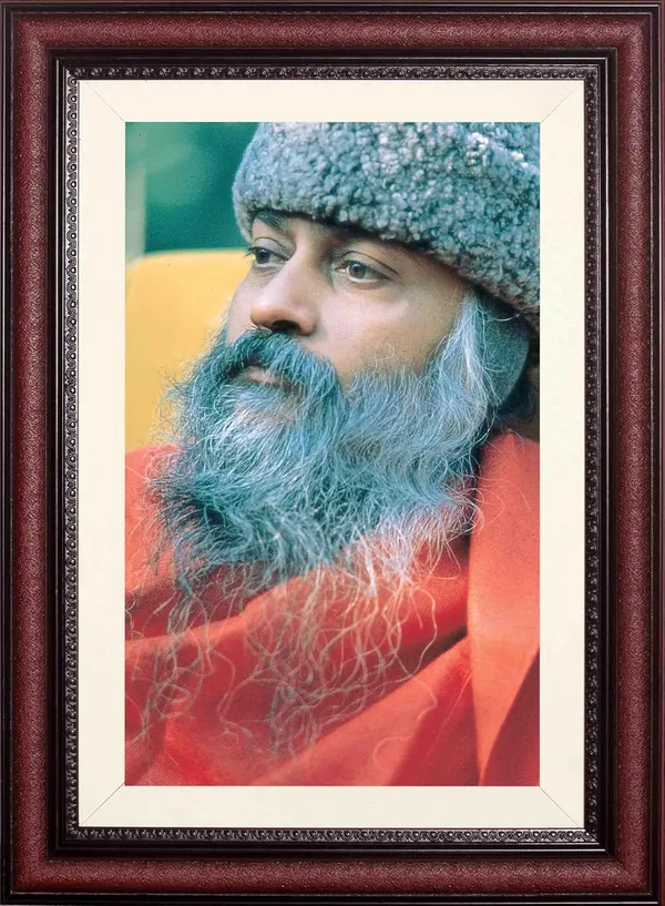 Bhagwan_Rajneesh_Osho_Photo_Grey_Cap_Portrait_Frame_Without_Glass
