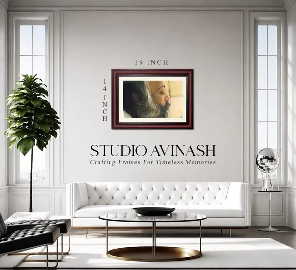 Osho_Rajneesh_Golden_Light_Profile_Without_Glass_|_Peace_in_the_Glow_Frame