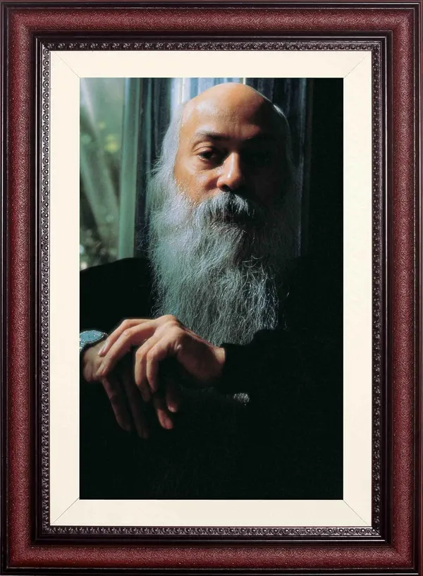 Osho_Rajneesh_Photo_Expressive_Gesture_Frame_Without_Glass