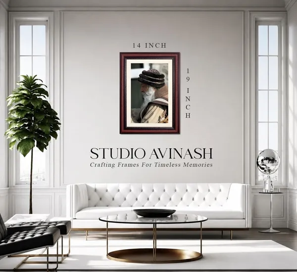 Acharya_Rajneesh_Osho_Draped_Shawl_Side_Photo_Frame_Without_Glass_|_Layers_of_Quiet_Comfort