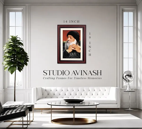 Osho_Photo_Frame_Closed_Eyes_&_Folded_Hands_Deep_State_in_Meditation_|_Dark_Portrait_Without_Glass_|_Silent_Devotion_Frame